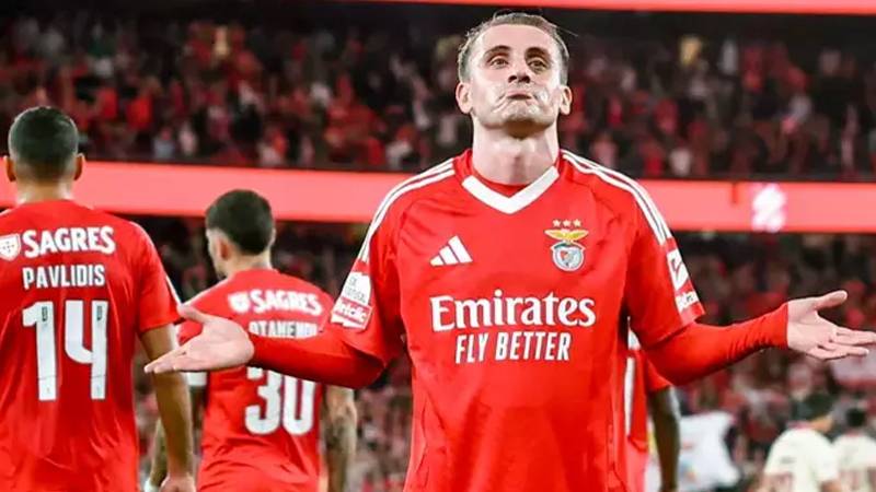 Benfica’da Kerem Aktürkoğlu fırtınası: Milli yıldız ilk yarıda hat-trick yaptı!