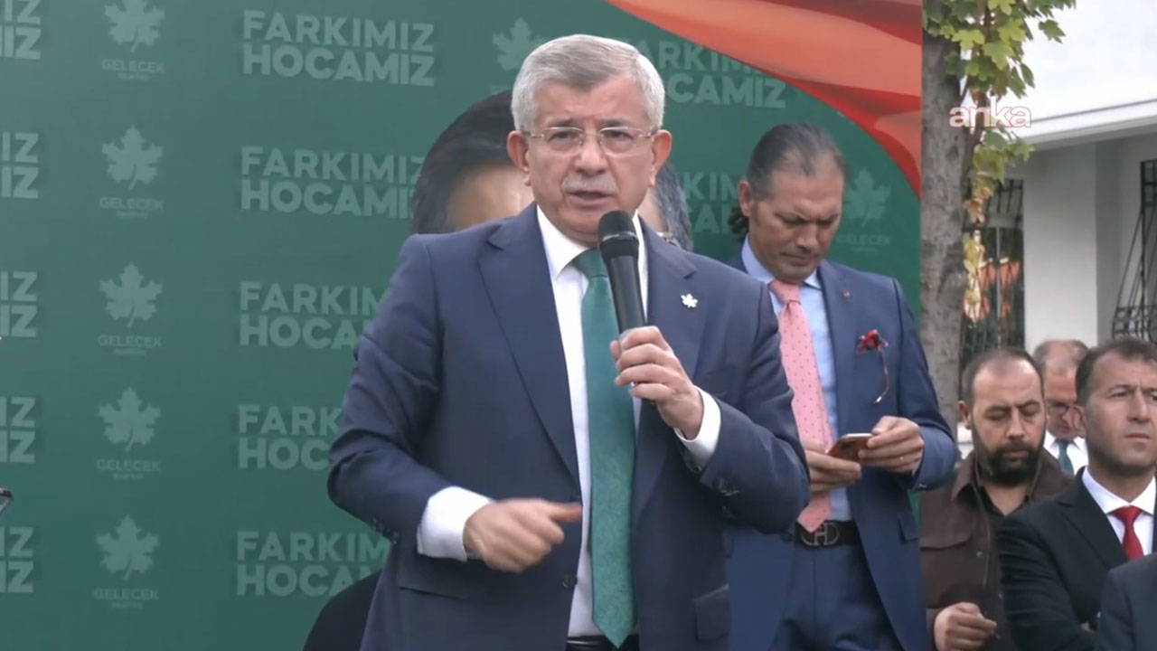 ahmet davutoglu partisinin yeni genel merkezini acti muhalefet trollerine boyun egmeyiz L87u8OWr