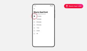 YouTube Shorts Akışı İçin Kullanım Sınırını Nasıl Belirlersiniz?