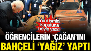 Devlet Bahçeli, Öğrencilerin Projesine ‘Yağız’ İsmine Sahip Araçla Destek Verdi